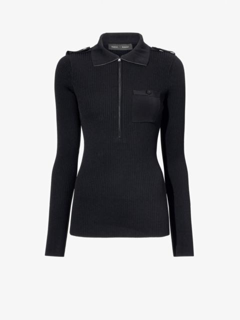 Proenza Schouler Norah Top in Silk Viscose Knit