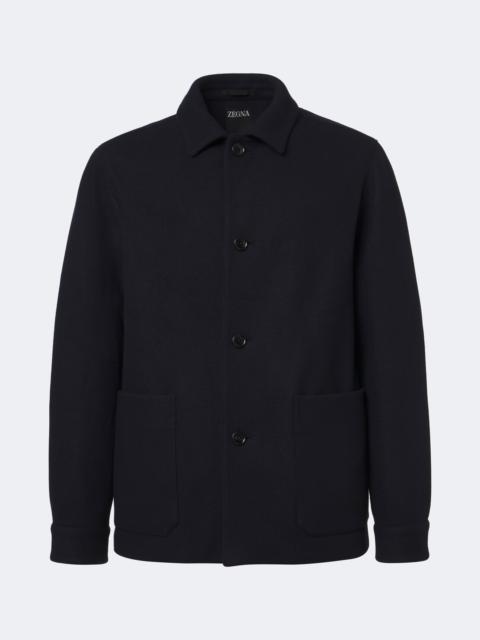 ZEGNA Cashmere and wool blouson jacket