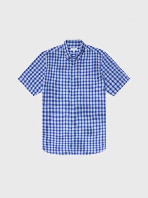Sunspel Short Sleeve Linen Shirt