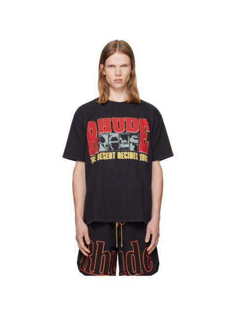 Rhude Black 'The Desert Decides' T-shirt