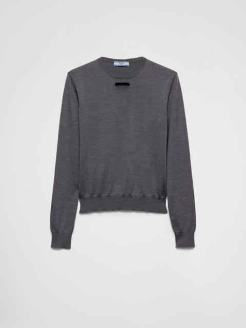 Prada Wool crew-neck sweater