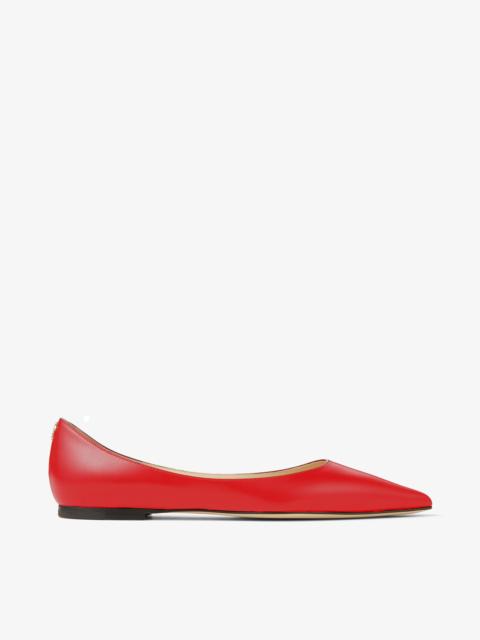 JIMMY CHOO Love Flat
Ruby Red Calf Leather Flats