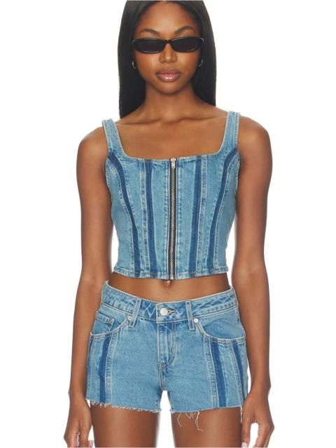 Levi's Seamed Zip Bustier