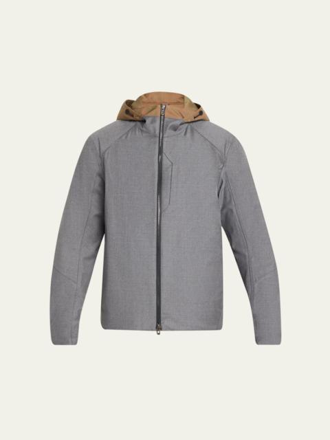 SEASE Men's Summer Balma Waterproof Hooded Jacket