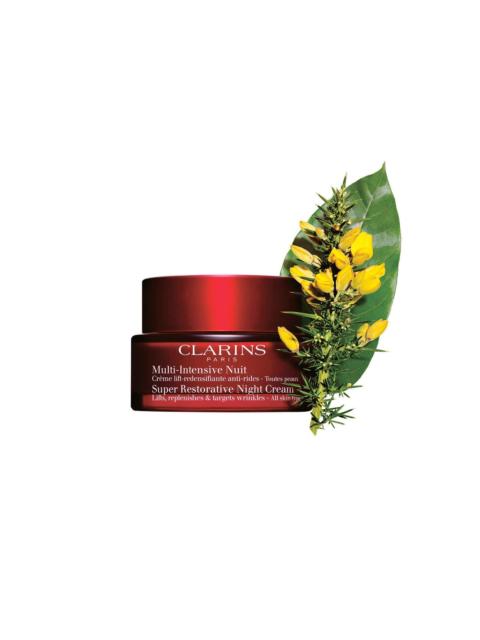CLARINS Super Restorative Night Cream - Anti-Aging Night Moisturizer for Menopausal Skin