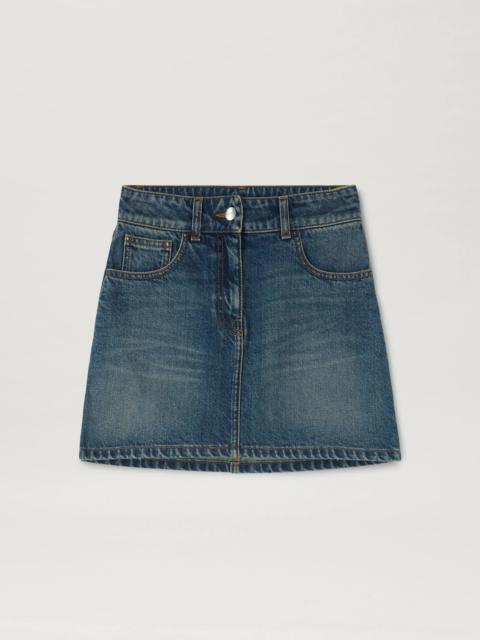 Palm Angels STARS DENIM SKIRT