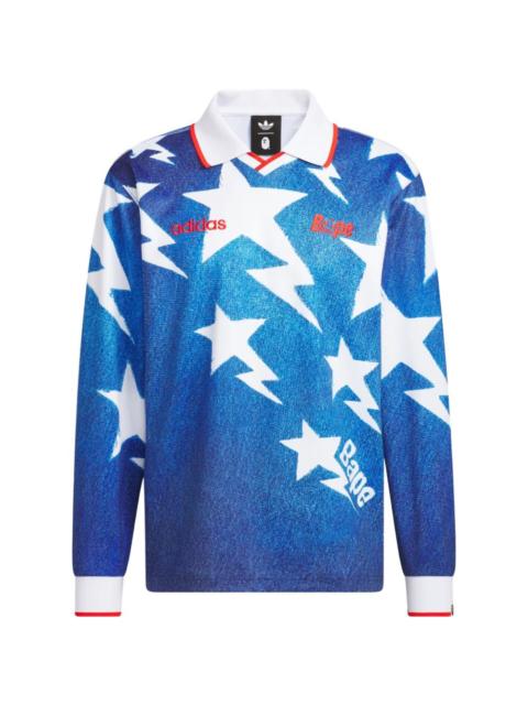 adidas x BAPE star-print long-sleeve T-shirt