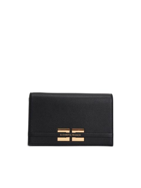 ELISABETTA FRANCHI plaque-detail  clutch bag