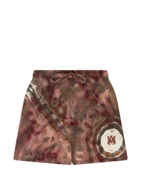 AMIRI tie-dye cashmere shorts