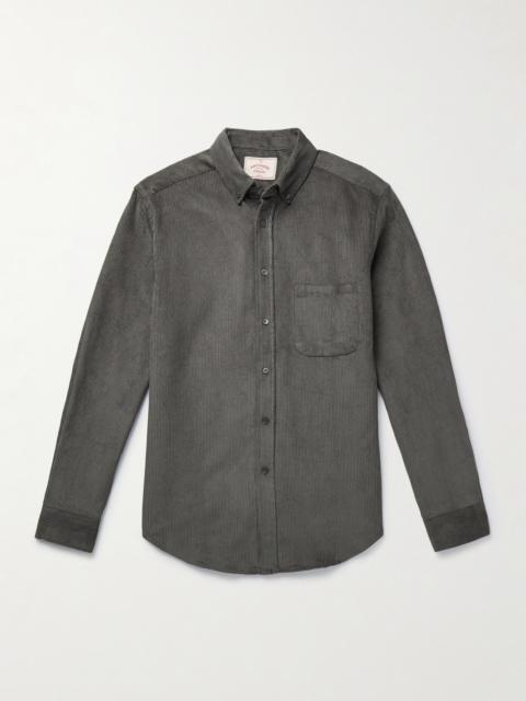 Portuguese Flannel Lobo 2.0 Button-Down Collar Cotton-Corduroy Shirt