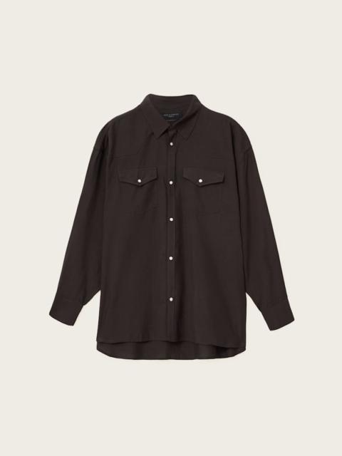ALLSAINTS PICKETT OVERSIZED LONG SLEEVE SHIRT