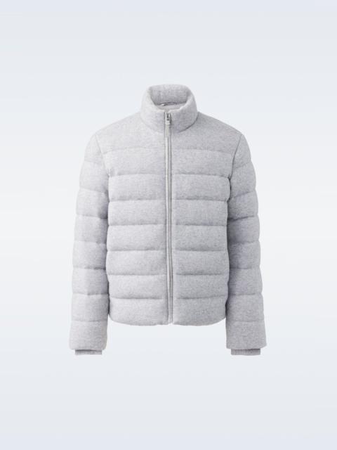 SCOTT Light down jacket with cashmere blend shell