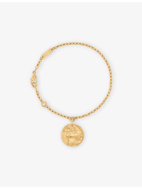 Van Cleef & Arpels Zodiaque Medal Sagittarius 18ct Yellow-Gold Bracelet