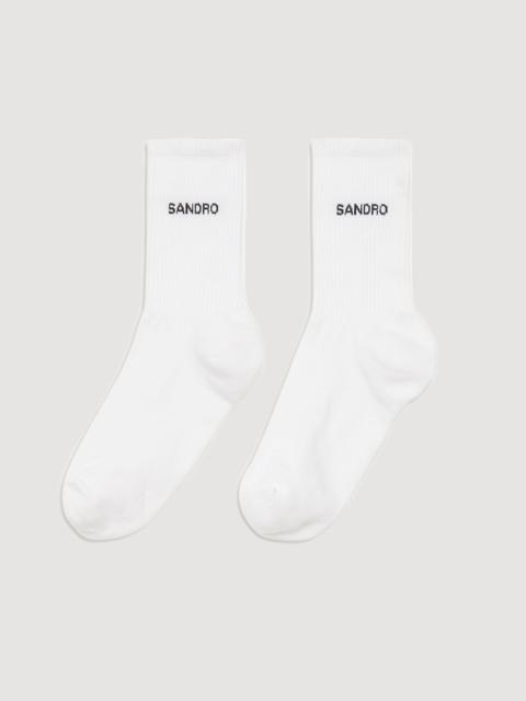 Sandro Logo socks