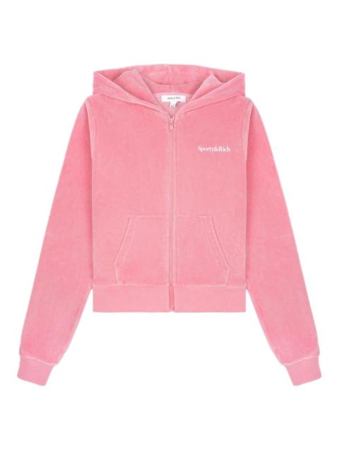 Sporty & Rich Health Ivy zip-up hoodie