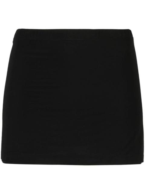 WARDROBE.NYC layered jersey miniskirt