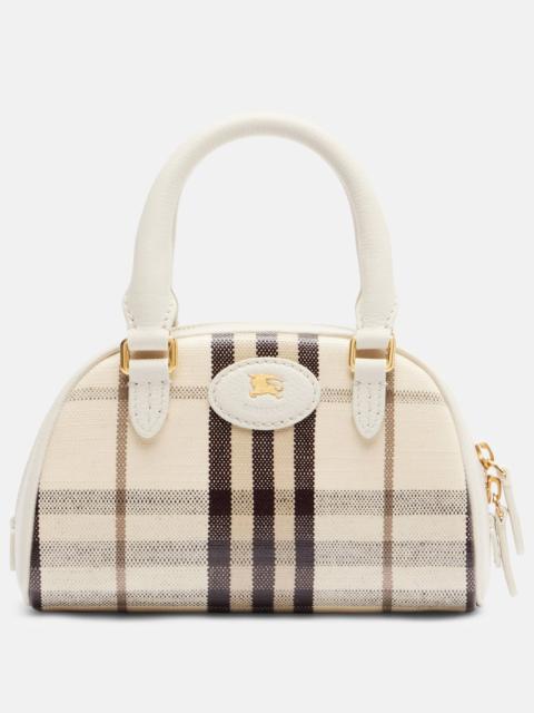 Burberry Highlands Small canvas top-handle bag