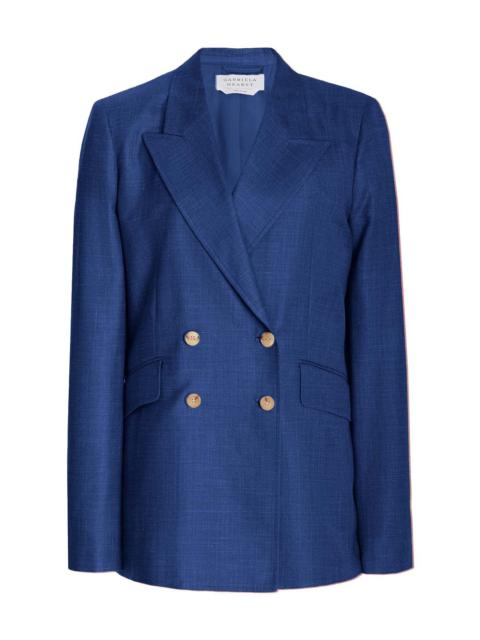 GABRIELA HEARST Angela Blazer in Silk Wool with Linen