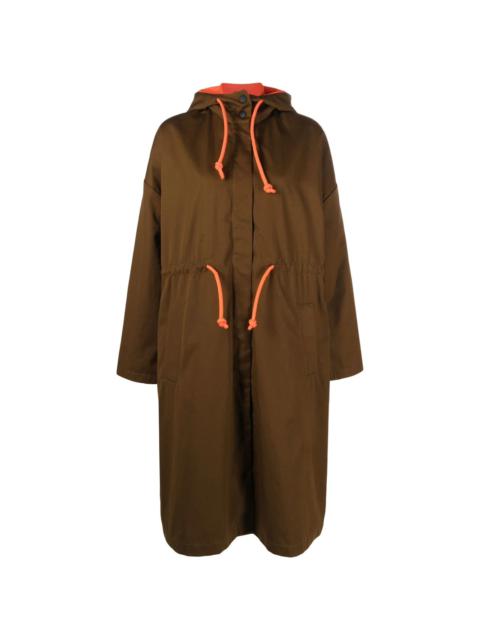 MSGM two-in-one hooded coat