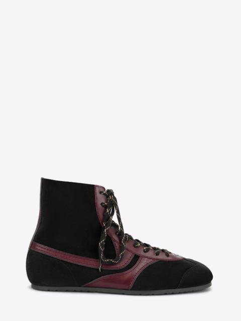 Dries Van Noten SUEDE HIGH TOP SNEAKERS