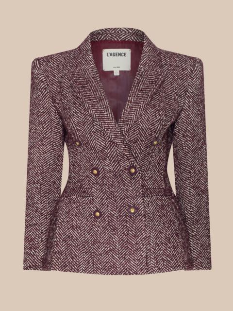 L'AGENCE Karima Tweed Blazer