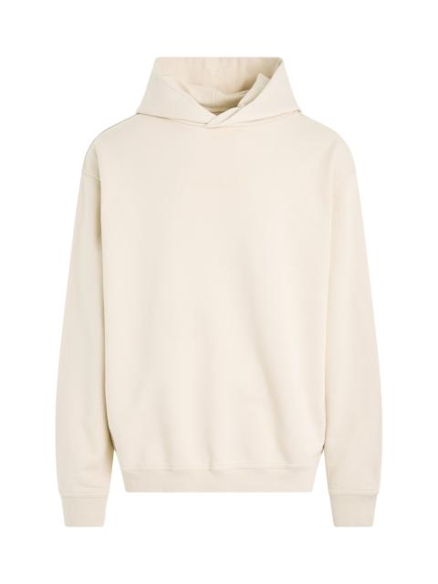 Maison Margiela Upside Down Logo Hoodie in Beige