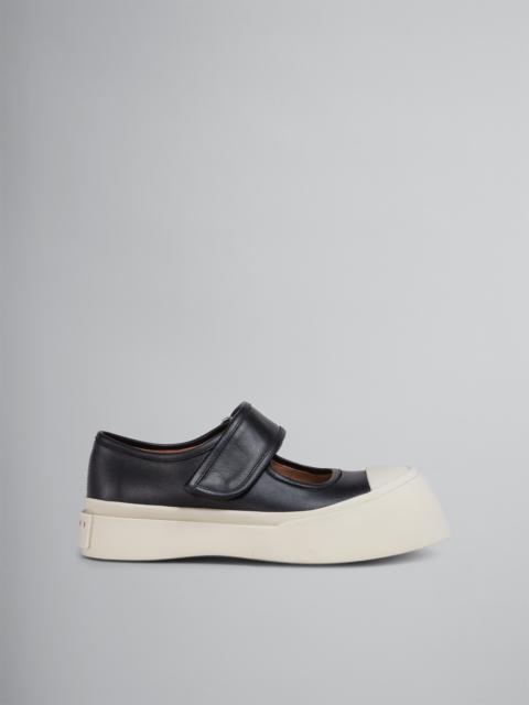 BLACK NAPPA LEATHER PABLO MARY-JANE SNEAKER