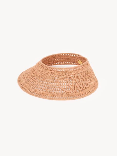 Chloé THE CHLOÉ RAFFIA VISOR