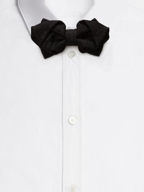 Dolce & Gabbana Tie-print silk jacquard bow tie