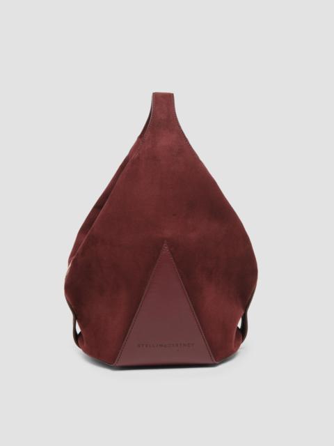 Stella McCartney Women's Appaloosa Small Vegan Suede Bucket Bag - Burgundy
