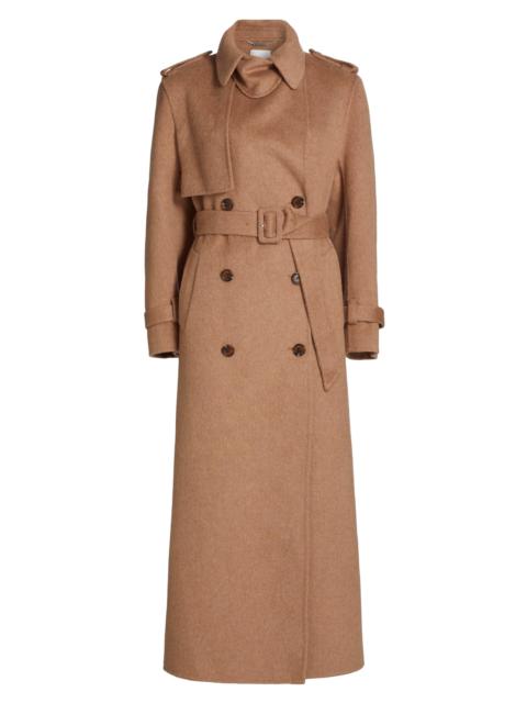SIMKHAI Women's Rumi Belted Wool-Blend Coat - Camel