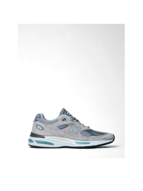 New Balance 991v2 logo-patch sneakers