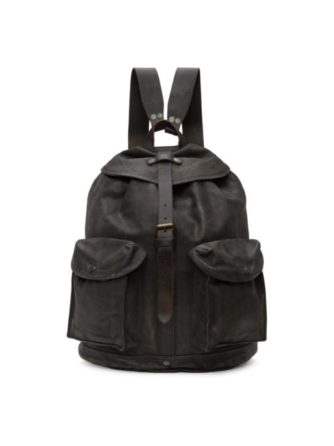 RRL by Ralph Lauren Brown Leather Rucksack Backpack