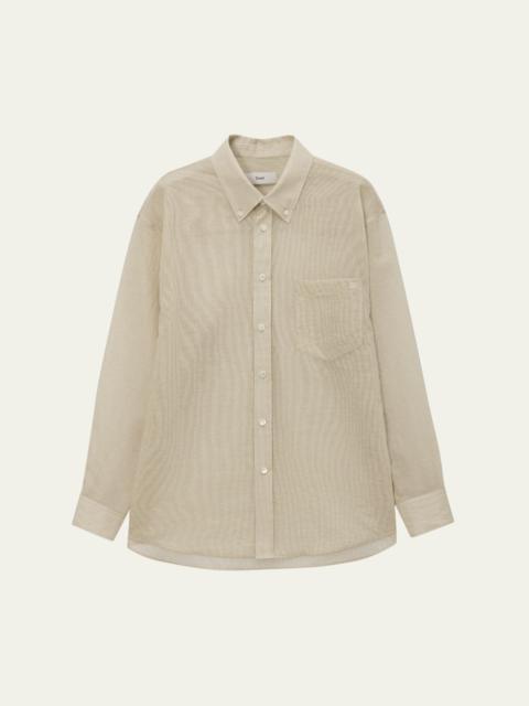 Dunst Sheer Button-Front Shirt