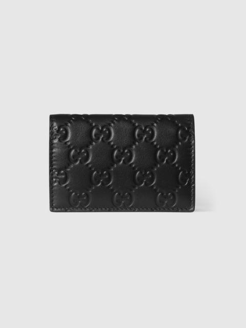 GUCCI GG Emblem card case