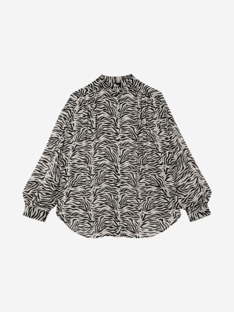 The Kooples ZEBRA PRINT SHIRT