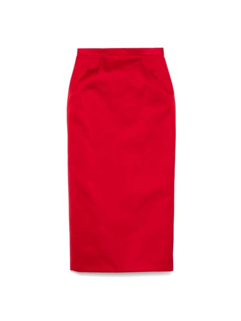 N°21 satin midi skirt