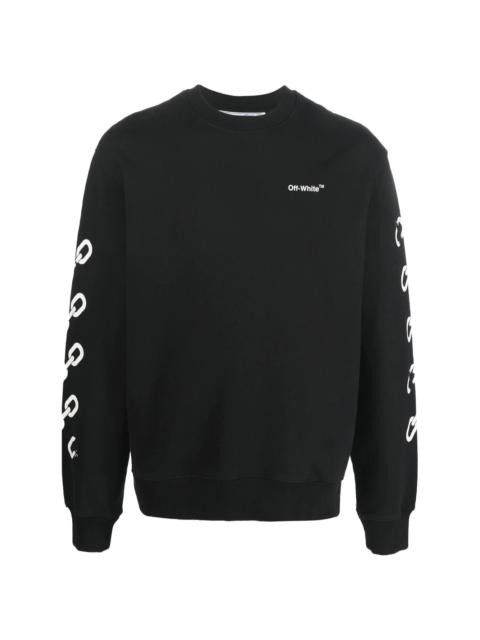 chain-link Arrow sweatshirt