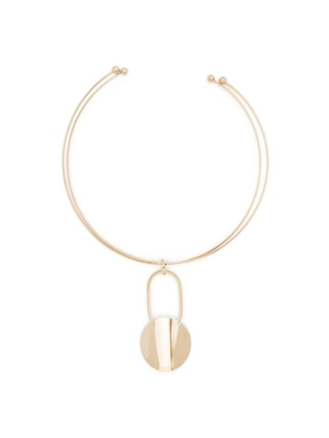 FABIANA FILIPPI circular-pendant open-back necklace