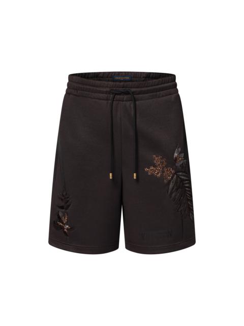 Louis Vuitton Embellished Jersey Shorts