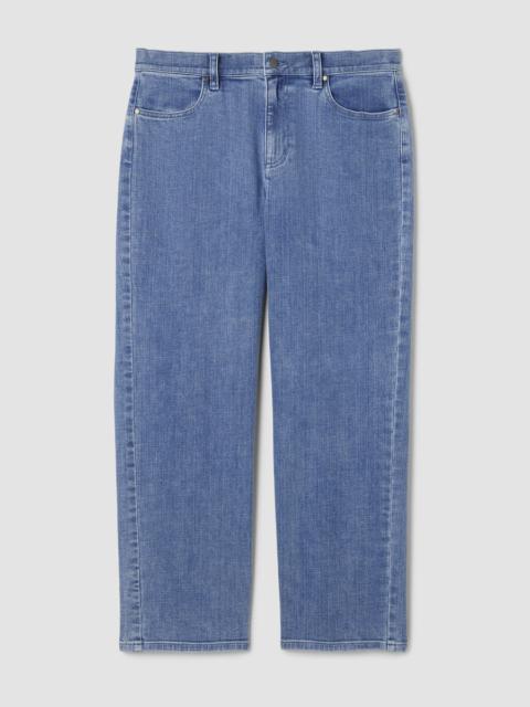 EILEEN FISHER Cotton Stretch Denim Straight Jean