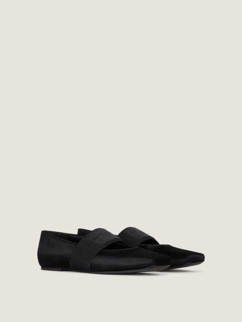 Givenchy SLICED SQUARE BALLERINAS IN SATIN