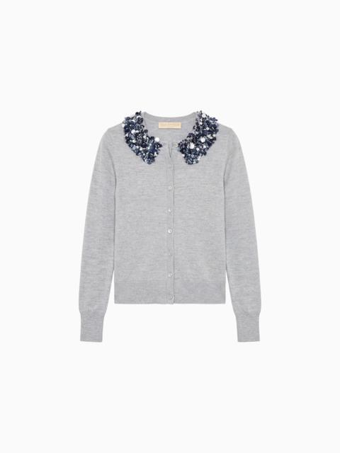 ULLA JOHNSON Anna Embellished Cardigan