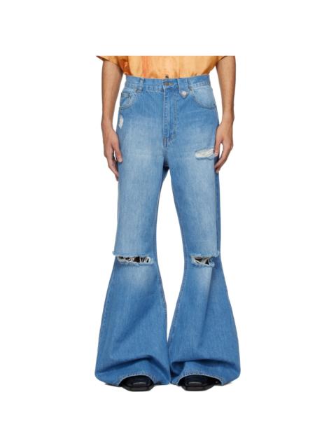 EGONLAB Blue Flared Jeans