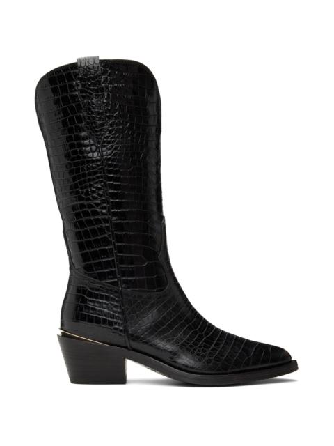 PARTLOW SSENSE Exclusive Black Meghan Boots
