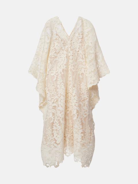 Oscar de la Renta Guipure lace kaftan