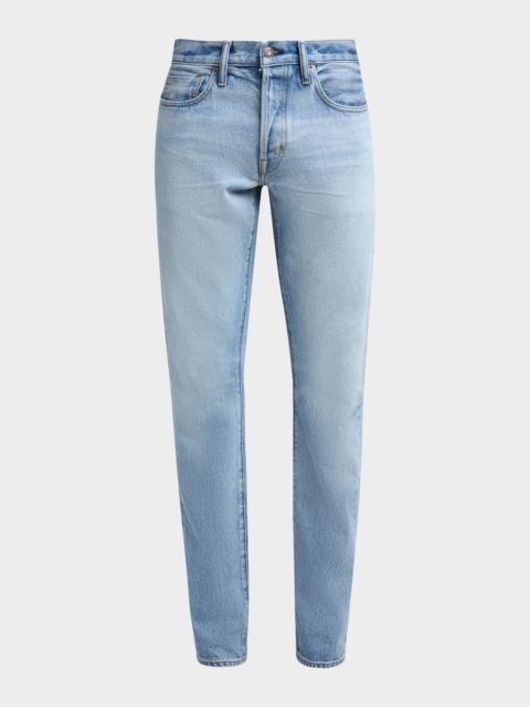 TOM FORD Men's Stonewash Denim Straight-Fit Jeans