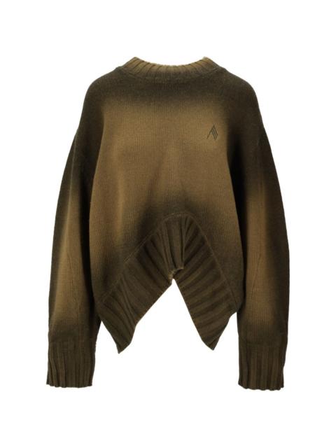 THE ATTICO sprayed-wool sweater