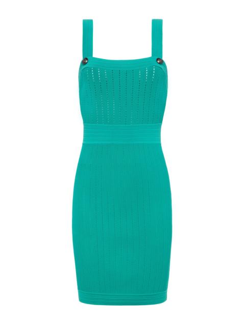 L'AGENCE Rehannin Pointelle Knit Dress