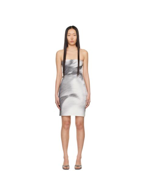 ELLISS Gray Basking Minidress